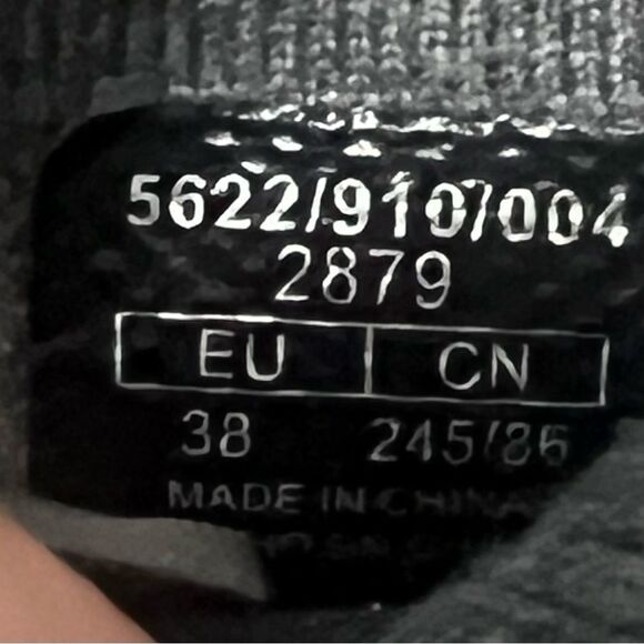 ZARA Sock Knit Sneakers Women’s Sz 8 Gray Stretch Comfy 2.5” Heel Chunky Booties - Picture 6 of 12